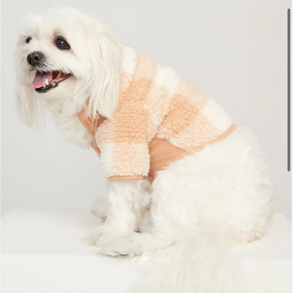 Dog outfit Sherpa coat